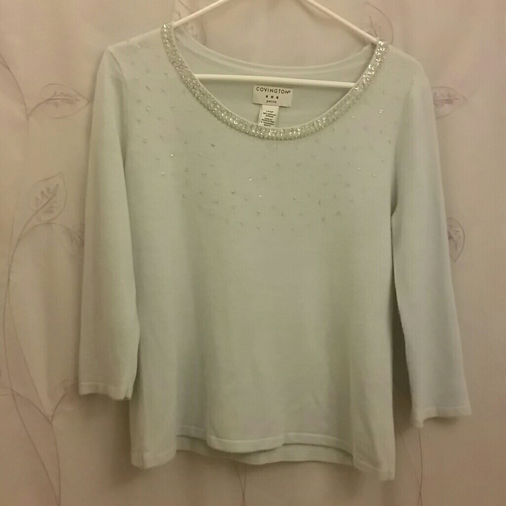 Covington 3/4sleeve sweater